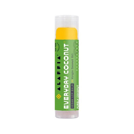 Alaffia Everyday Coconut Lip Balm - Purely Coconut 4.25g VEGAN GF DF