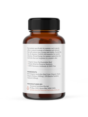 Load image into Gallery viewer, Ancestral Nutrition Primal Energy Women 100% Australian Grass-Fed Organic Organ Superfood 500mg (120 Capsules)
