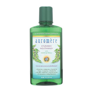 ***80% OFF**EXPIRY 04/25***Auromere Ayurvedic Mouthwash with Neem & Peelu 473mL Vegan Non-GMO