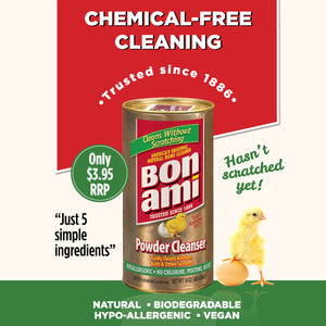 Bon Ami All-Natural Powder Cleanser Home Cleaner 400g Only $3.95! - The Healthy Household