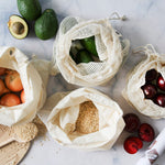 Load image into Gallery viewer, Ever Eco Cotton Net Produce Bags 4 x Large Bags (30x40cm each) - The Healthy Household
