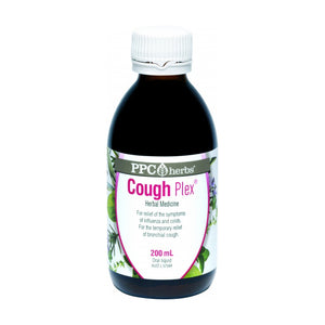 PPC Herbs Cough-Plex 200mL - For Temporary Relief of Bronchial Cough, Cold and Influenza - The Healthy Household