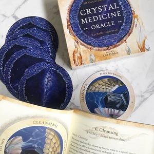 Crystal Medicine Oracle Shamanism Cards By Rachelle Charman (Artwork by Len Hibble) *LAST ONE*