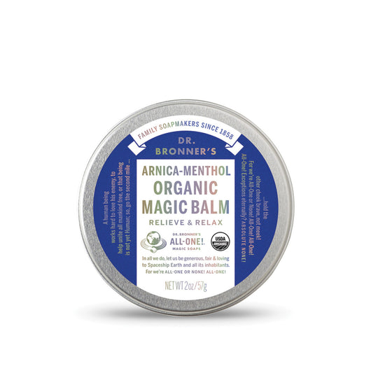 Dr Bronner's Organic Magic Balm Arnica Menthol 57g Moisturising & Soothing ALL NATURAL - The Healthy Household
