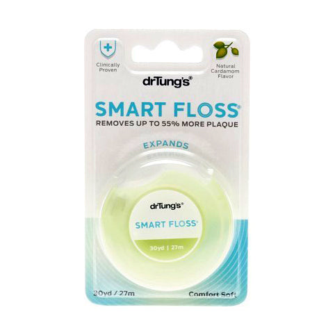 Dr Tung's - Smart Floss 27m (Removes 40% More Plaque!) BIODEGRADABLE! - The Healthy Household