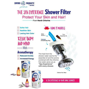 Enviro Products Designer Shower Filter (Chrome) - Lasts up to 12 Months