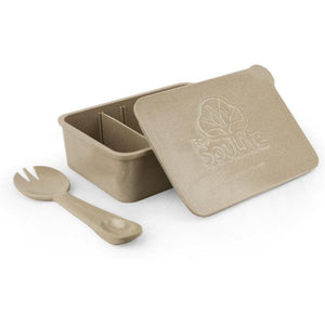 **20% OFF**EcoSouLife Rice Husk On The Go Lunch Box Spork Set (L17cm x W12cm x H5.5cm) *LAST ONE*