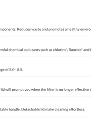 Load image into Gallery viewer, Ecobud Gentoo Glass Alkaline Water Filter Jug in White 1.5L (with 1 x Filter Cartridge Included)
