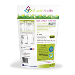 Gelatin Health Digestive Health Gelatin 1kg 100% AUSTRALIAN, GUT & JOINT SUPPORT