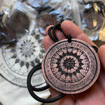 Load image into Gallery viewer, GeoAlchemic Elite Protection Pendants: Shungite + Copper + Resin + Activation Symbols
