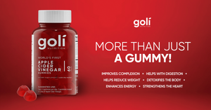 Goli ACV Gummies (60 Pieces) Weight, Digestion, Complexion & Detox Support - The Healthy Household