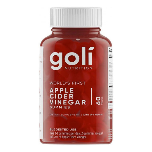 Goli ACV Gummies (60 Pieces) Weight, Digestion, Complexion & Detox Support - The Healthy Household