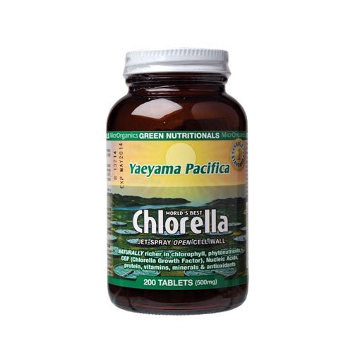 Green Nutritionals Yaeyama Pacifica Chlorella 500mg 200 Tablets