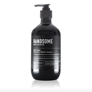 Handsome Men's Organic Skincare Body Wash Lime/Banksia/Bergamot 500mL *LAST ONE*