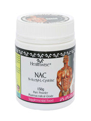 Load image into Gallery viewer, HealthWise NAC (N-Acetyl-L-Cysteine) Amino Acid Powder - 60g
