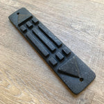 Load image into Gallery viewer, GeoAlchemic New Earth Grid Activator Luxor Bar 300mm: Shungite + Selenite + Kyanite + Resin *LAST ONE*
