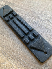 Load image into Gallery viewer, GeoAlchemic New Earth Grid Activator Luxor Bar 300mm: Shungite + Selenite + Kyanite + Resin *LAST ONE*
