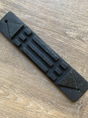 Load image into Gallery viewer, GeoAlchemic New Earth Grid Activator Luxor Bar 300mm: Shungite + Selenite + Kyanite + Resin *LAST ONE*
