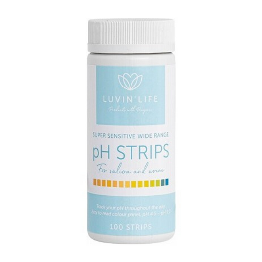 Luvin Life PH Test Strips For Saliva & Urine (100 strips) Super Sensitive
