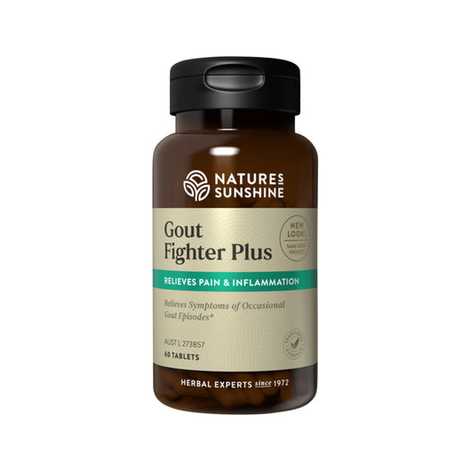 ***50%OFF**EXP 03/24**LAST TWO***Nature's Sunshine Gout Fighter Plus 60 Tablets INFLAMMATION & PAIN HELP