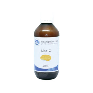 Naturopathic Care Lipo-C (Liposomal Vitamin C) 200mL *PRE-ORDER, BACK SOON*