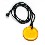 Load image into Gallery viewer, Orgone Effects STELLAR PENDANT YELLOW® Portable Personal Protection Against EMR

