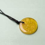 Load image into Gallery viewer, Orgone Effects STELLAR PENDANT YELLOW® Portable Personal Protection Against EMR
