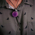 Load image into Gallery viewer, Orgone Effects STELLAR PENDANT VIOLET FLAME® Portable Personal EMR Protection
