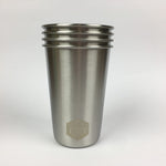 Load image into Gallery viewer, Ever Eco Stainless Steel Drinking Cups 4 x 500mL - The Healthy Household

