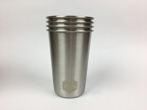 Ever Eco Stainless Steel Drinking Cups 4 x 500mL - The Healthy Household