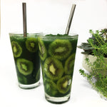 Load image into Gallery viewer, Ever Eco Stainless Steel Straws Straight - 4 Pack + Brush - The Healthy Household
