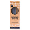 ***20% OFF***Ever Eco Stainless Steel Straws Straight - 4 Pack + Brush