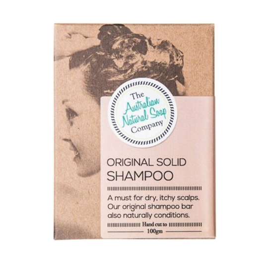 The Australian Natural Soap Co. Solid Shampoo Bar (Original) 100g - The Healthy Household