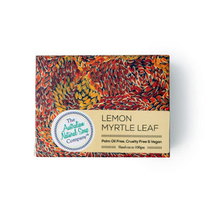 The Aust. Natural Soap Co Australian Bush Soap Lemon Myrtle Leaf 100g