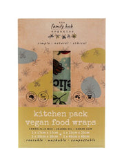 Load image into Gallery viewer, Vegan Reusable Food Wraps 4pack
