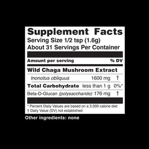 ***50% OFF**EXP 15/3/24**LAST ONE^^^Teelixir Organic Chaga Mushroom (Antioxidant Adaptogen) 50g