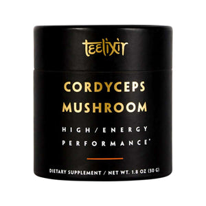 Teelixir Organic Cordyceps Mushroom (High/Energy Performance/Adaptogen) 50g