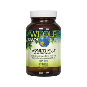 Whole Earth & Sea Women's Wholefood Bio-Available Multivitamin 60 Tablets