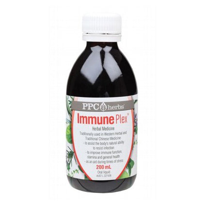 PPC Herbs Immune-Plex 200mL - Natural Herbal Remedy Supporting Immunity, Stress and Wellbeing - The Healthy Household
